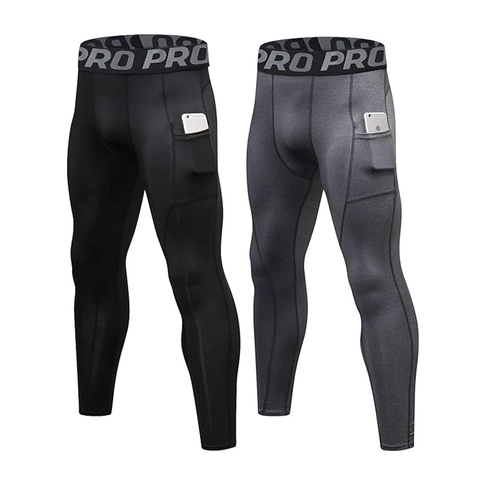 Compression Long Pant - Pantaloni a compressione da uomo Pantaloni