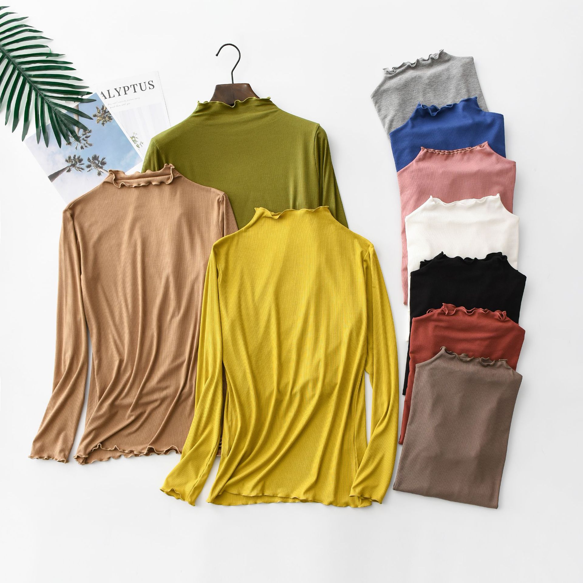 Undershirt Crew Neck - Magliette fungo albero commestibile primavera autunno